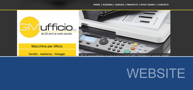 Nuovo sito per GM Ufficio snc