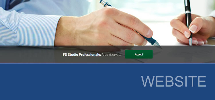 Online il sito di FD Studio Professionale