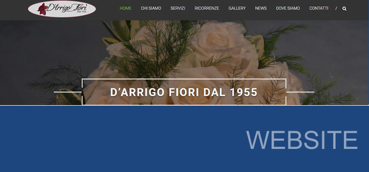 D’Arrigo Fiori, il nuovo sito è online