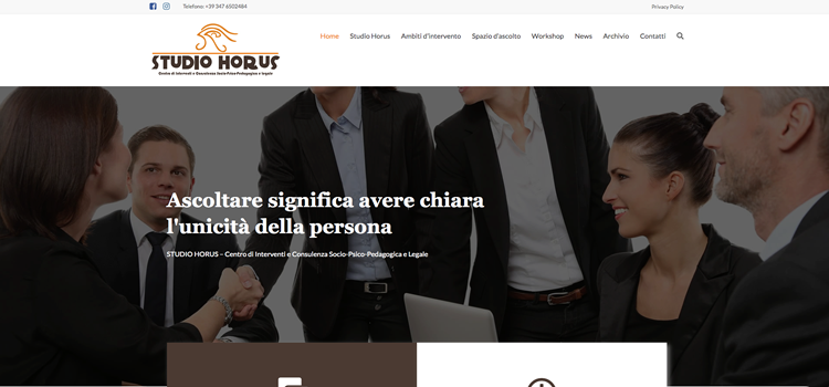 Studio Horus – Nuovo sito web dedicato al counseling: trova il supporto di cui hai bisogno!