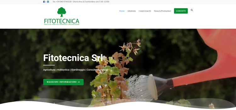 Fitotecnica Srl – Nuovo sito per l’azienda specializzata in fitofarmaci e fertilizzanti